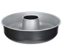 Guardini, Stampo ciambella Ø 25 cm, Acciaio con rivestimento antiaderente, Nero e Argento, Made in Italy, Linea Silver Elegance