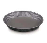 Guardini Happy Hour, Stampo Crostata 28 cm, Acciaio con Rivestimento Antiaderente, Colore Nero/Grigio