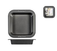 Guardini Stampo In Metallo Nero Forma Quadra Elite Antiaderente Cm 23X23