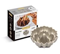 Guardini, Stampo per torte Cascade Ø 24 cm, Alluminio pressofuso, Champagne e Bronzo, Linea Sweet Magic