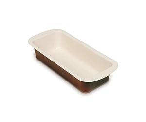 Guardini, Stampo plumcake 25x11 cm, Acciaio con rivestimento antiaderente, Crema e Cioccolato, Made in Italy, Linea Chocoforme