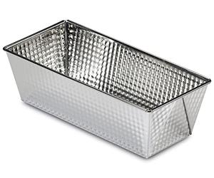 Guardini, Stampo plumcake 25x11 cm, Banda stagnata per torte, Argento, Made in Italy, Linea Selenia