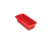 Guardini, Stampo rettangolare 23x12 cm, Ideale per friggitrice ad aria, Silicone alimentare, Rosso, Made in Italy, Linea Air Fryer