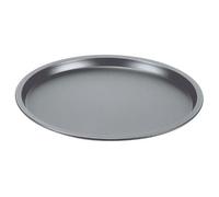 Guardini, Teglia pizza Ø 32 cm, Acciaio con rivestimento antiaderente, Nero e Argento, Made in Italy, Linea Silver Elegance