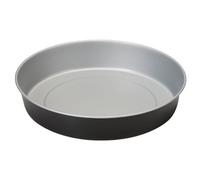 Guardini, Tortiera liscia Ø 28 cm, Fondo Salvagoccia, Acciaio con rivestimento antiaderente, Nero e Argento, Made in Italy, Linea Silver Elegance