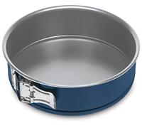 Guardini, Tortiera apribile 1 fondo Ø 20 cm, Acciaio prodotto con ridotte emissioni di CO2 con nuovo rivestimento PFAS free, Grigio/Blu, Made in Italy, Linea XBake