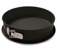 Guardini Gardenia, Tortiera apribile 1 fondo 28cm, Fondo Salvagoccia, Acciaio con rivestimento antiaderente, Colore nero