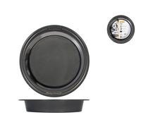 Guardini Elite, Tortiera Liscia 26cm, Acciaio elevato spessore con rivestimento antiaderente performante, Colore grigio