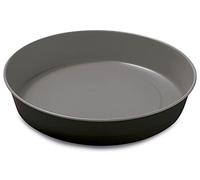 Guardini Pizza&Mania, Set 4 Tegami Pizza Ø32cm+1 Griglia Porta Tegami, Acciaio con rivestimento antiaderente, Colore nero