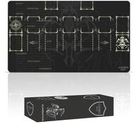 GuardMat - Runes (Bordi Cuciti) - Tappetino per 1 Giocatore Master Rule Duel Field Zones - Tappeto per Gioco Magic The Gathering - Playmat Compatibile con Magic, MTG, Pokemon, TCG