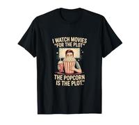Guardo Film per Il Plot Popcorn E Il Plot Maglietta