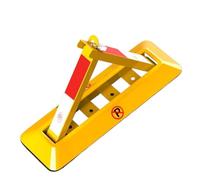 Guardrail di parcheggio Pali di parcheggio, Barriera di sicurezza pieghevole gialla for parcheggio auto, barriera for spazio privato a terra, accessori