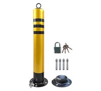 Guardrail di parcheggio Pali di parcheggio, Paletto di parcheggio rimovibile con lucchetto e vite, alto 750 mm, barriera