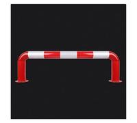 Guardrail for parcheggio a forma di U, colonna di isolamento di avvertimento rotonda in tubo d'acciaio, for la sicurezza di vialetti/garage e protezione di retromarcia(1000x300x1.5mm)
