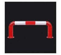 Guardrail for parcheggio a forma di U, colonna di isolamento di avvertimento rotonda in tubo d'acciaio, for la sicurezza di vialetti/garage e protezione di retromarcia(800x300x1.5mm)