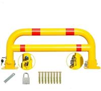 Guardrail for parcheggio Barriera for bloccabile Chiusura a chiave for Pieghevole Blocco for dell'asta di Barre parallele Leva pieghevole Disordine Acciaio pesante Area sicura Bandiera abbassata