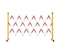 Guardrail Industriali Espandibili,Cancello Di Sicurezza Mobile Pieghevole,Recinto Traffico Retrattile Facilmente Assemblato,Regolazione Della Direzione A 270°(Red/white,700cm/23FT)