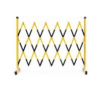 Guardrail Industriali Espandibili,Cancello Di Sicurezza Mobile Pieghevole,Recinto Traffico Retrattile Facilmente Assemblato,Regolazione Della Direzione A 270°(Black/yellow,500cm/16.4FT)
