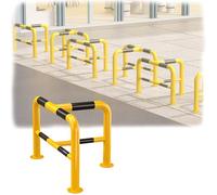 Guardrail per parcheggi, dissuasori di Sicurezza in Acciaio Resistente per Passi carrai e pedoni, delimitatori di Traffico a Forma di T per Aree residenziali, soluzioni robuste per Il Contro