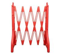 Guardrail Telescopico - Recinzione in Plastica Isolata E Riempita d'Acqua | Adatta per La Gestione del Traffico E per Barriere di Sicurezza nei Cantieri Edili(Red)