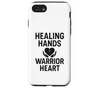 Guarigione, Mani, Cuore guerriero. Forza infermiera, Cura del paziente. Custodia per iPhone SE (2020) / 7 / 8