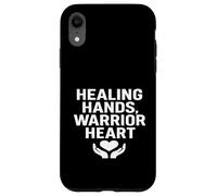 Guarigione, Mani, Cuore guerriero. Forza infermiera, Cura del paziente. Custodia per iPhone XR