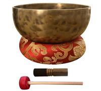 Guarigione spirituale e corporea e purificazione energetica, fatto a mano, accessori for yoga, con cuscini di seta e mazzuolo di legno.(11 inch)