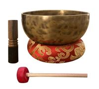 Guarigione spirituale e corporea e purificazione energetica, fatto a mano, accessori for yoga, con cuscini di seta e mazzuolo di legno.(9.5 inch)