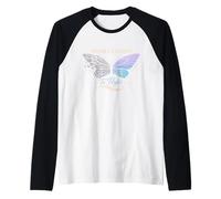 Guarigione Trauma Effetto Farfalla Recupero Salute mentale Maglia con Maniche Raglan