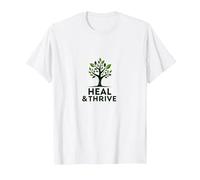 Guarire e prosperare: Albero ispiratore della Vita Benessere Maglietta, Uomo, Bianco, M