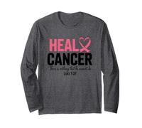 Guarisci Il Cancro Amore Forza Coraggio unità Maglia a Manica