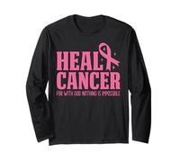 Guarisci Il Cancro con Dio Niente è Impossibile Cancro al Seno Maglia a Manica