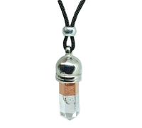 Guaritore al quarzo e collana con pendente scalare in cristallo EMF con...