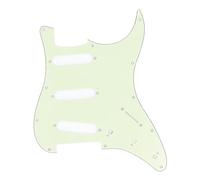 GUARLA GUITALE ELETTRICA Pick 3 Strati 11 fori PVC Piastra gratta per la chitarra St compatibile con 62 Strat senza perforazione richiesta