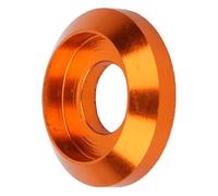 GUARLA Rondella a Vite Esagonale Set di Guarnizioni con Superficie Anodizzata Resistente Alla Ruggine per Viti Esagonali M3 - Lega di Alluminio 6061-6pc di Precisione