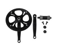 Guarnitura 170mm con per for per corona bici pieghevole 48T e protezione