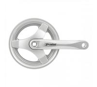 Guarnitura Alluminio 42T 170mm Paracatena City Bike Perno Quadro 5-8v