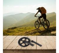 Guarnitura bici pieghevole 48T 165mm con protezione ruota catena e facile instal