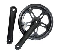Guarnitura bici pieghevole 48T 165mm con protezione ruota catena e facile instal