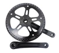 Guarnitura bici pieghevole 48T 165mm con protezione ruota catena e facile instal