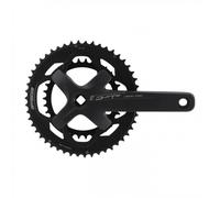 Guarnitura Bici Strada Vero Pro 2x 50x34D 175mm Nera Compatibile Shimano SRAM Campagnolo
