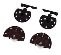 Guarnitura completa per anta scorrevole in legno portata 40 kg 639-655