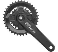 Shimano Cues U4000-2 Crankset Argento 175 mm / 36/22t Black