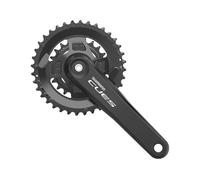 Guarnitura doppia Shimano Cues FC-U4010-2B 9/10/11V Nero