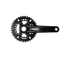 Guarnitura doppia Shimano Deore Fc-MT610-2 12V Nero