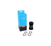 Elvedes T47 Cervélo Shimano 24 Mm Bottom Bracket Cups Argento 68 mm / 47 mm Black