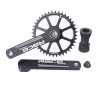 Guarnitura for bici da strada 170/172,5/175 mm Guarnitura integrata cava Disco singolo a montaggio diretto Corona 40T/42T/44T for 10/11 velocità(170MM,44T)