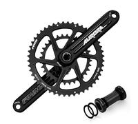 Guarnitura for bici da strada Guarnitura integrata cava da 170 mm Guarnitura for bici in lega di alluminio 48/32T 52/36T Corona filettata DUB Movimento centrale da 29 mm(170mm+52/36T+BB)