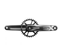 SRAM 710845837524, guarnitura SX Eagle pedivella 175mm Corona 32 Direct Mount 12 velocità Dub Nero Boost Unisex Adulto, Taglia Unica