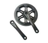 Guarnitura in alluminio con piastra di protezione per bici pieghevole lunghezza